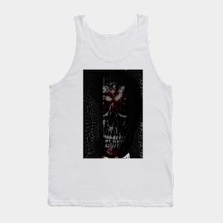 bloodied skull Tank Top